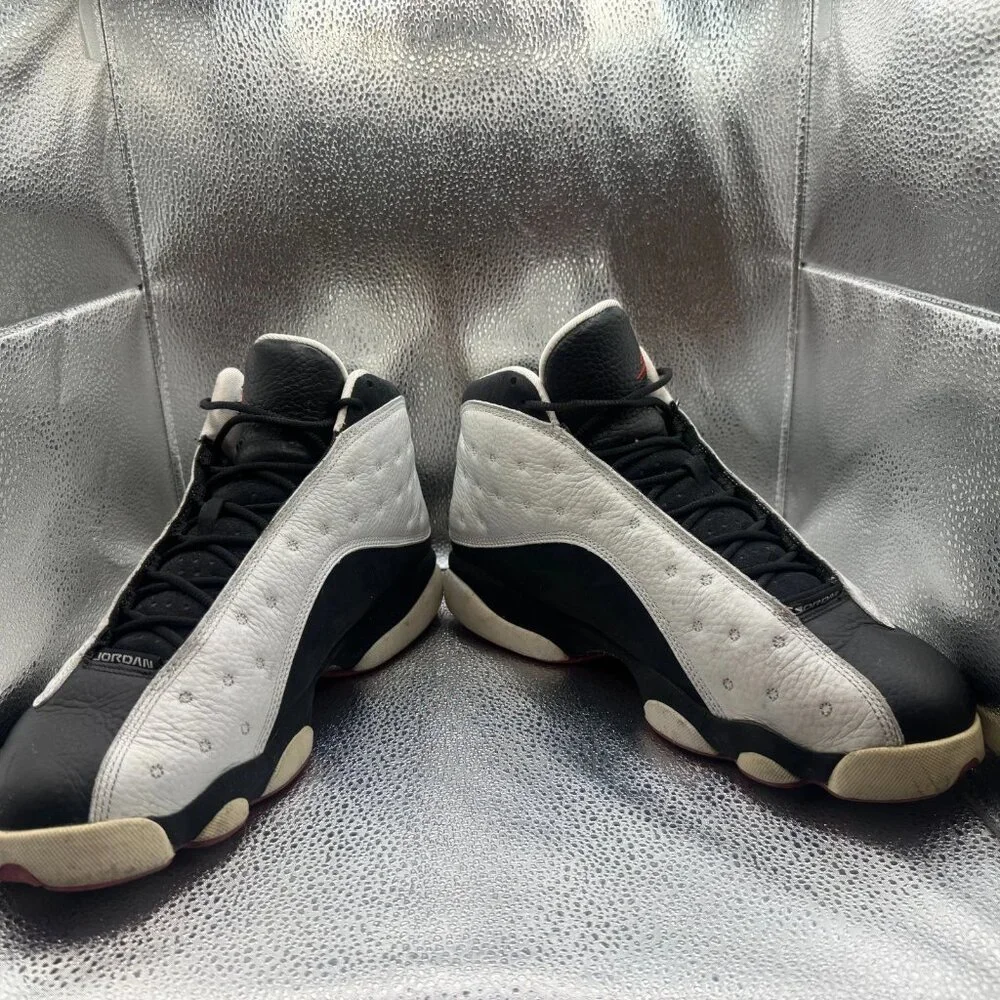 Size 10.5 Air Jordan 13 Retro 2013 He Got Game White Black Mens Shoes 309259-104